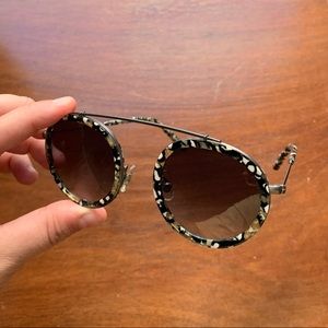KREWE Eyewear CONTI Sunglasses in Plume